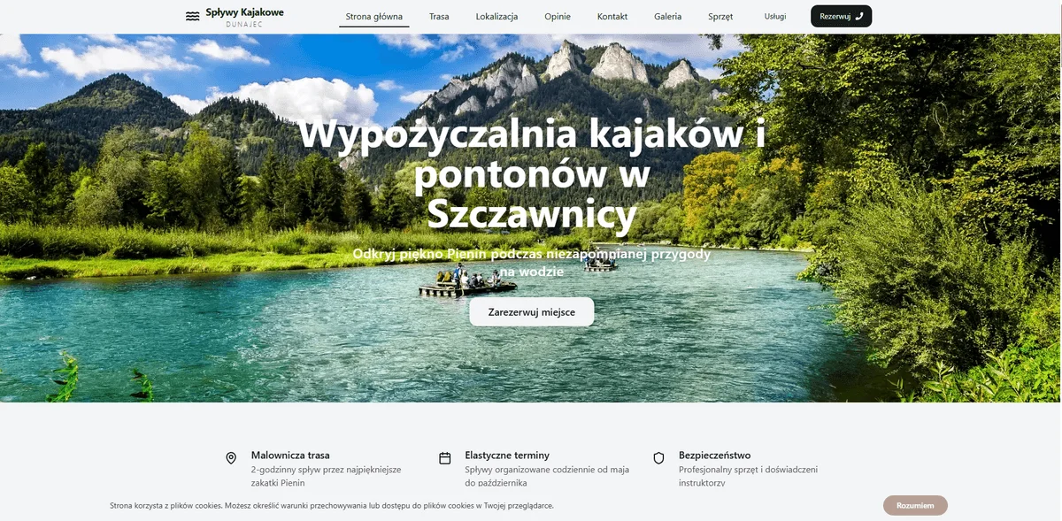 Spływ Kajakowy Ciesielka